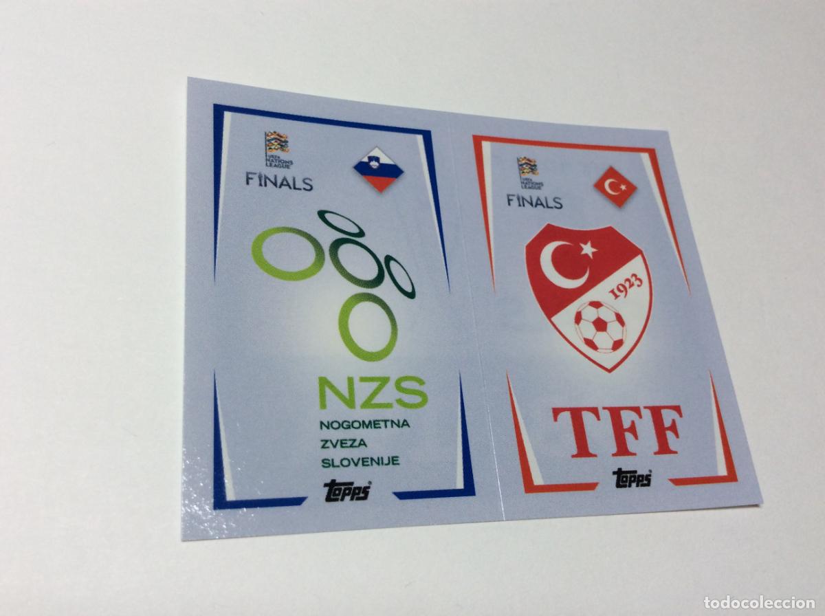 Cromos de F&uacute;tbol: 19 Cromo Sticker The Road to UEFA Nations League Finals 2022 2023 22 23 Topps