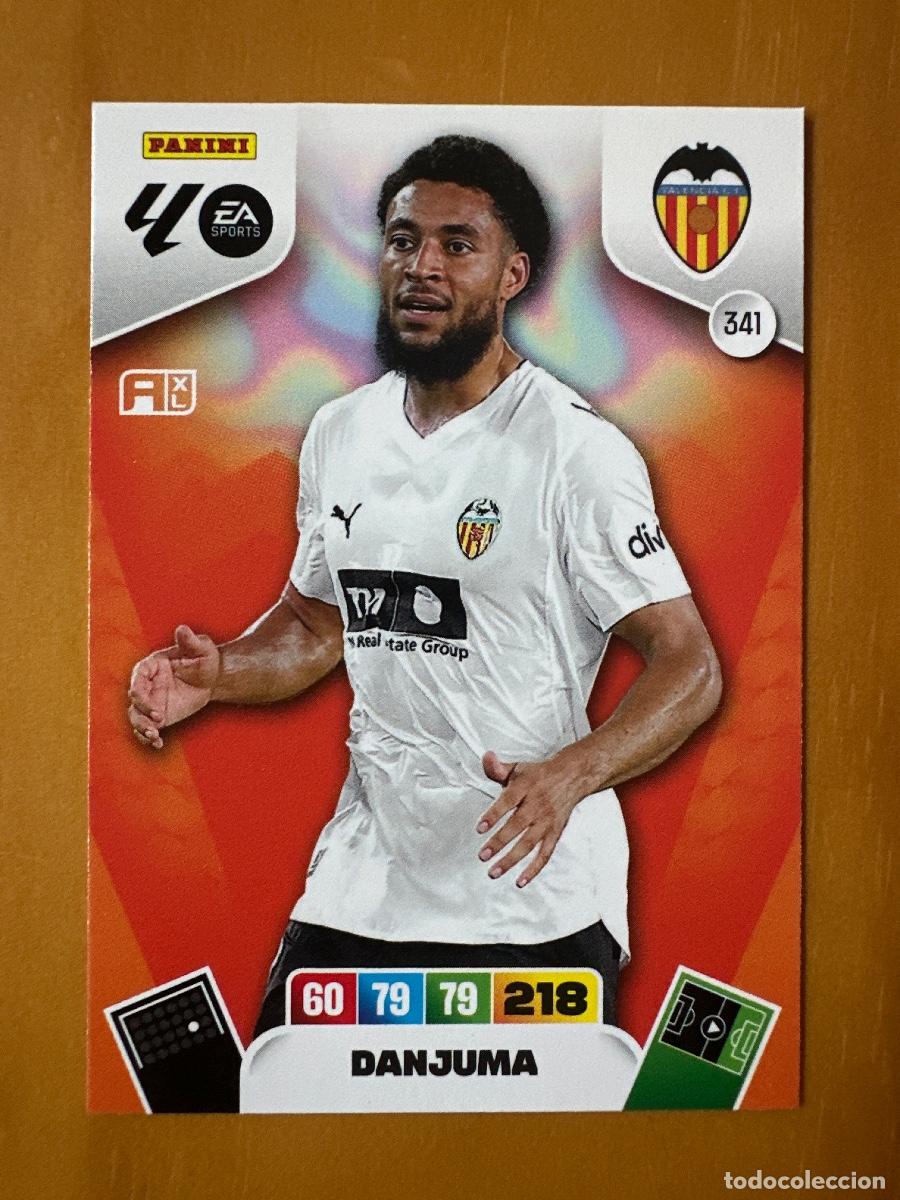 Cromos de F&uacute;tbol: 341 Arnaut Danjuma, Valencia CF, Panini Adrenalyn XL La Liga 2025 2026 25 26