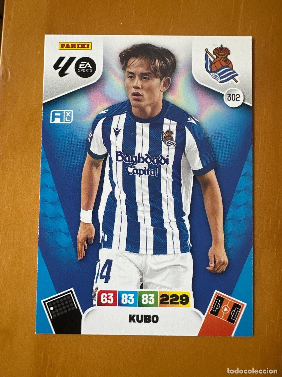 Cromos de F&uacute;tbol: 302 Take Kubo, Real Sociedad, Panini Adrenalyn XL La Liga 2025 2026 25 26
