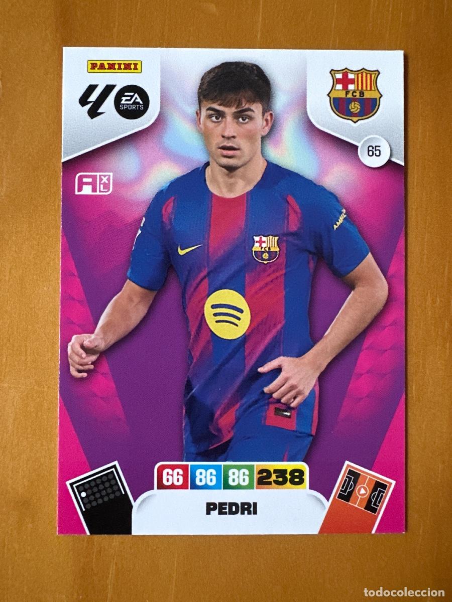 Cromos de F&uacute;tbol: 65 Pedri, FC Barcelona, Panini Adrenalyn XL La Liga 2025 2026 25 26