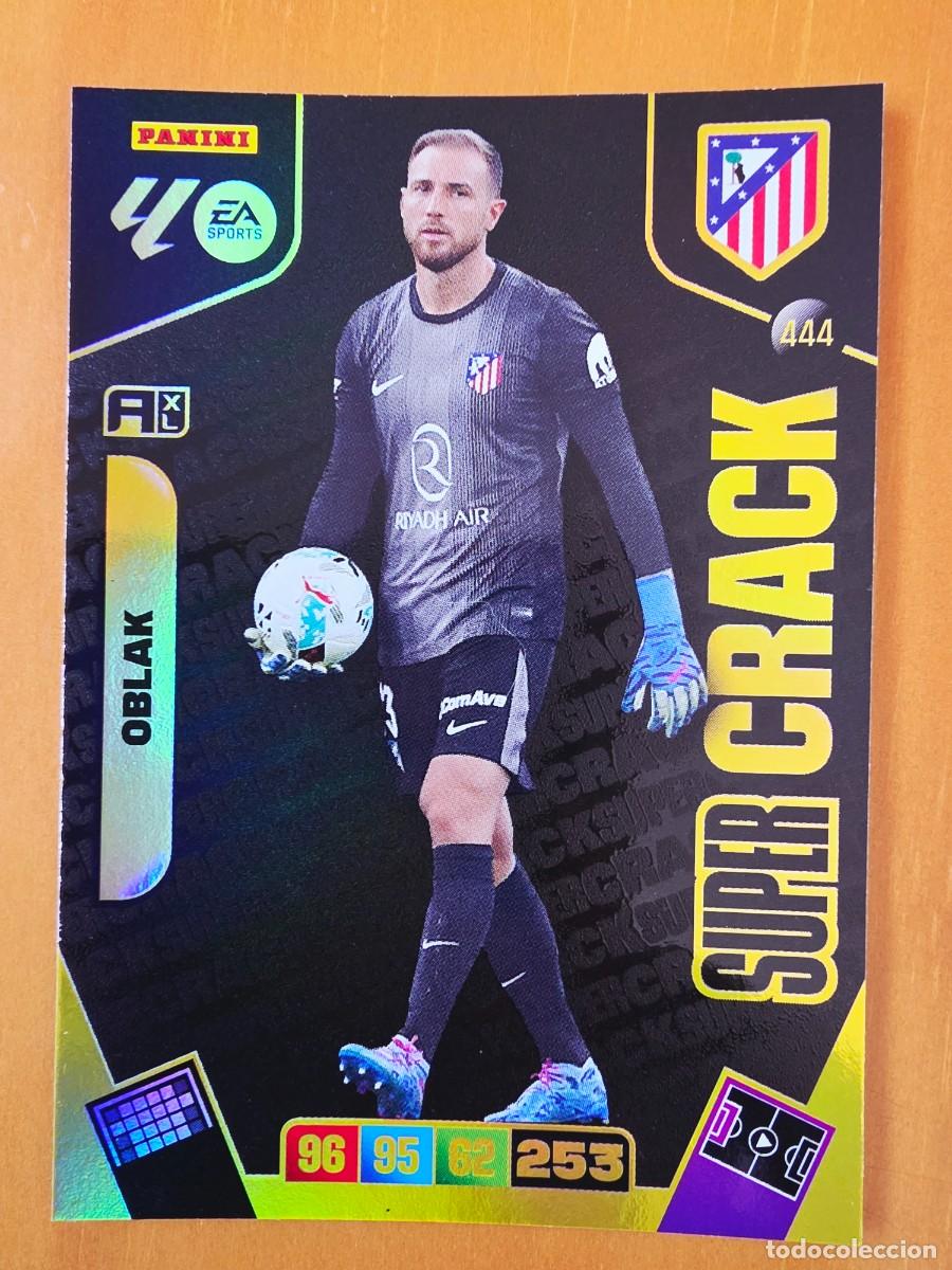 Cromos de F&uacute;tbol: 444 Jan Oblak, Atl&eacute;tico de Madrid, S&uacute;per Crack, Panini Adrenalyn XL Liga 2025 2026 25 26