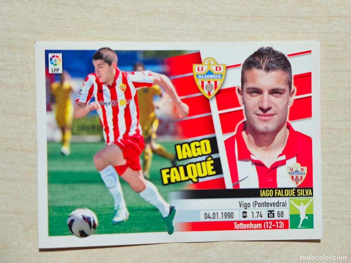 Cromos de F&uacute;tbol: CROMO N&ordm; 16 IAGO FALQUE - ESTE 2013 14 - 13 14 - CROMO SIN PEGAR - ALMERIA