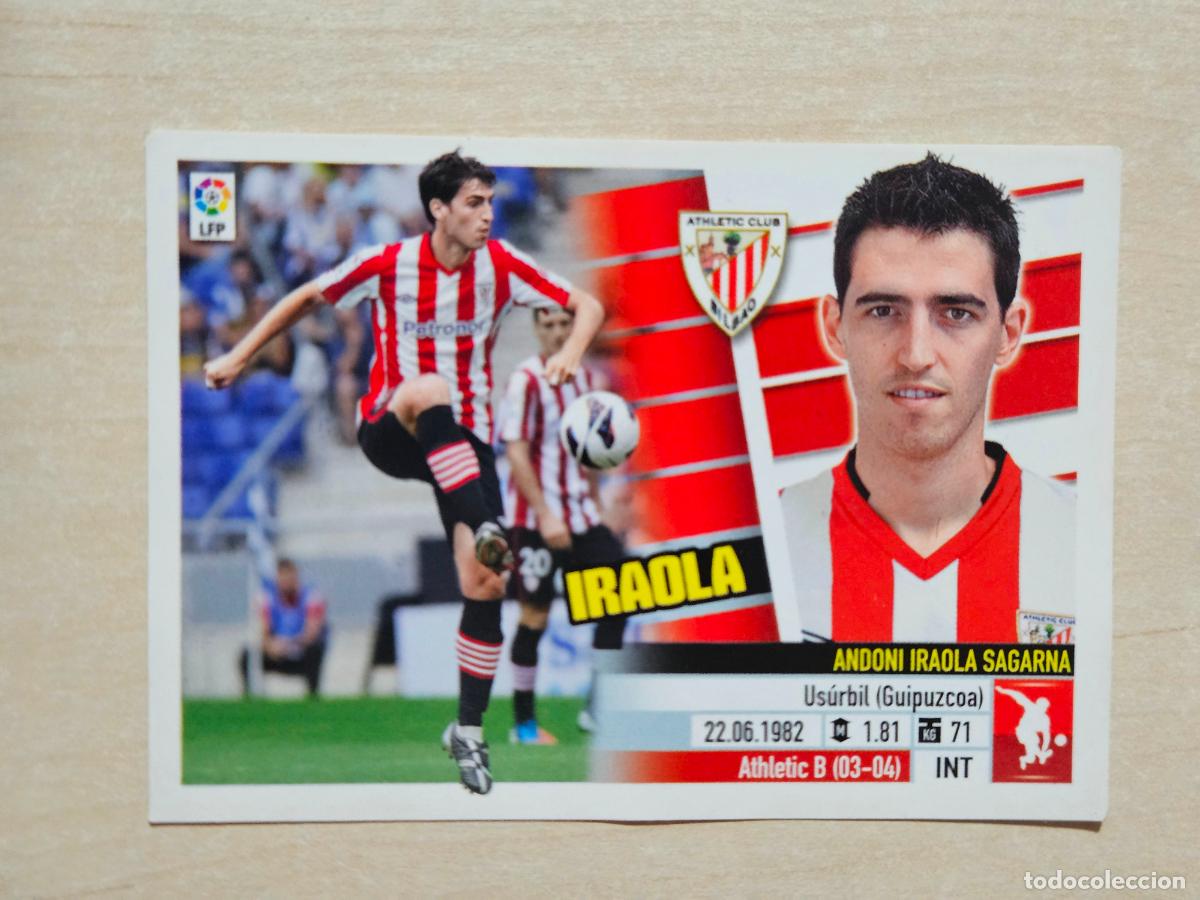 Cromos de F&uacute;tbol: CROMO N&ordm; 3 IRAOLA - ESTE 2013 14 - 13 14 - CROMO SIN PEGAR - ATHLETIC DE BILBAO