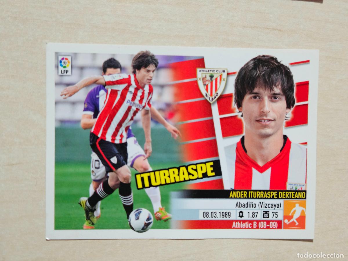 Cromos de F&uacute;tbol: CROMO N&ordm; 9 ITURRASPE - ESTE 2013 14 - 13 14 - CROMO SIN PEGAR - ATHLETIC DE BILBAO