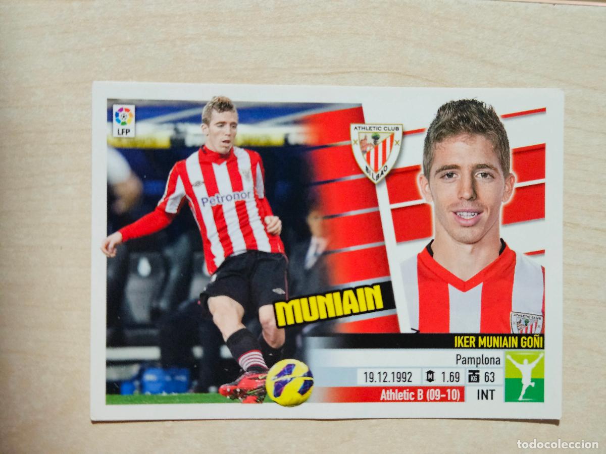Cromos de F&uacute;tbol: CROMO N&ordm; 13 MUNIAIN - ESTE 2013 14 - 13 14 - CROMO SIN PEGAR - ATHLETIC DE BILBAO