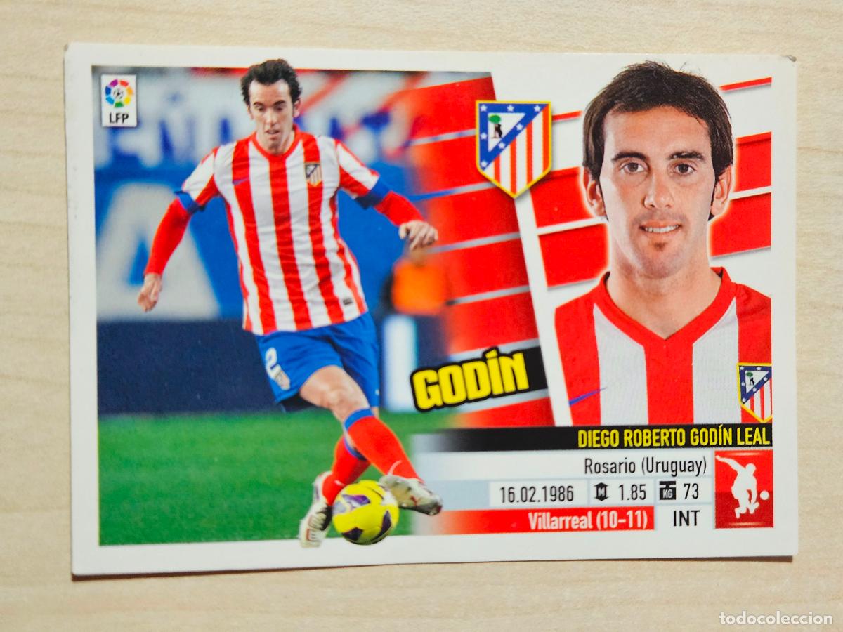 Cromos de F&uacute;tbol: CROMO N&ordm; 5 GODIN - ESTE 2013 14 - 13 14 - CROMO SIN PEGAR - ATLETICO DE MADRID