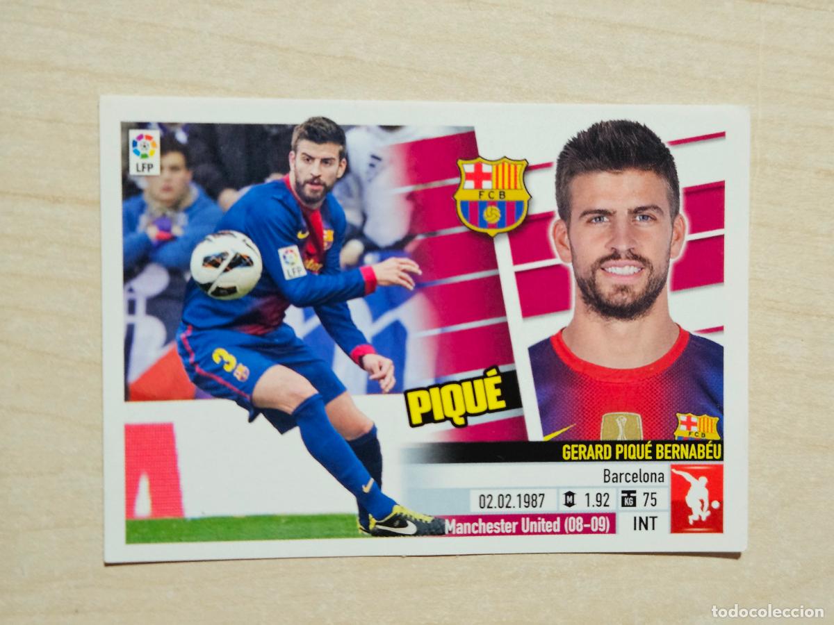 Cromos de F&uacute;tbol: CROMO N&ordm; 6 PIQUE - ESTE 2013 14 - 13 14 - CROMO SIN PEGAR - BARCELONA
