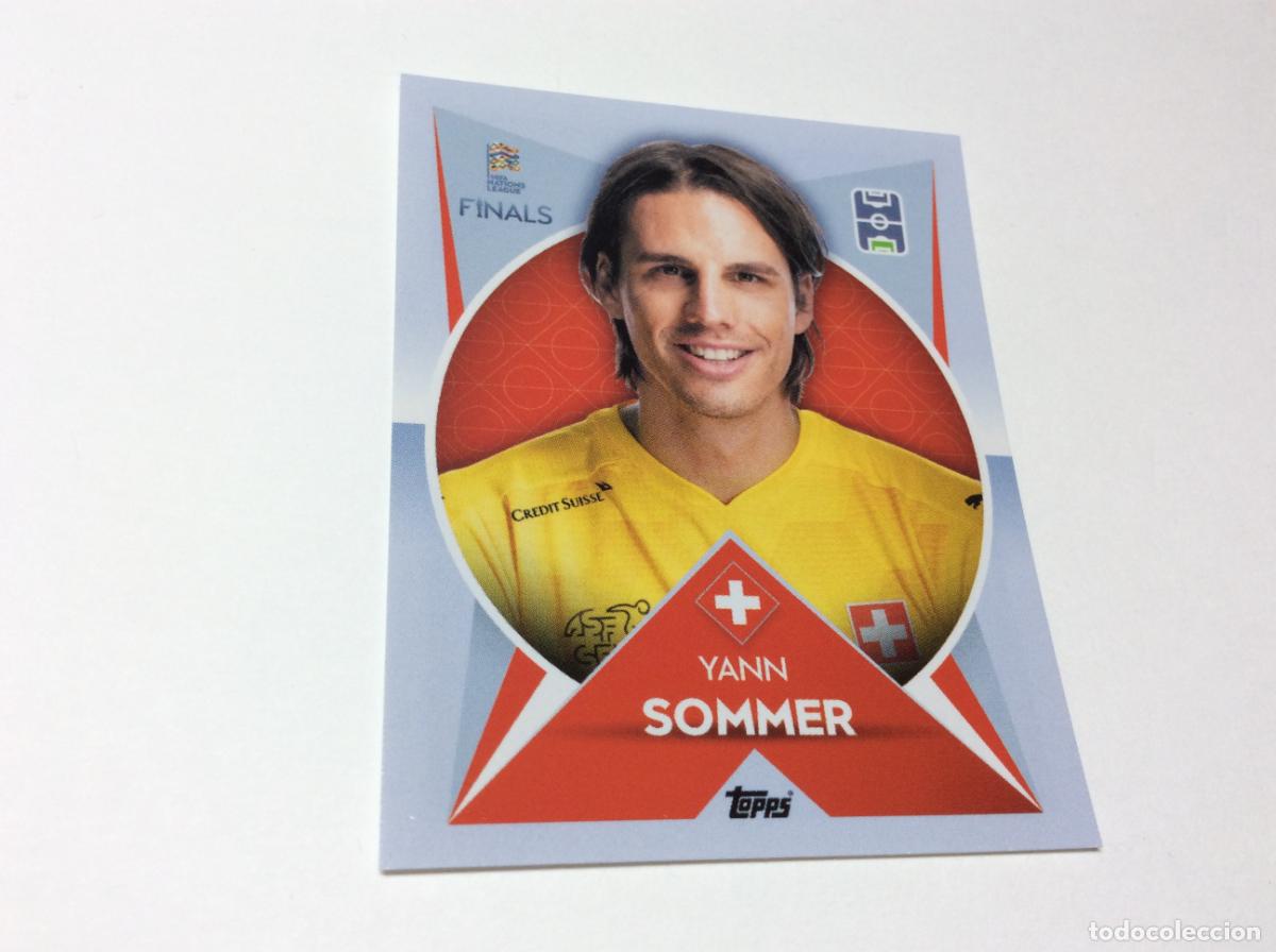 Cromos de F&uacute;tbol: 40 Yann Sommer Cromo Sticker The Road to UEFA Nations League Finals 2022 2023 22 23 Topps
