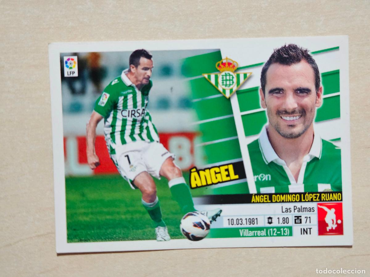 Cartes &agrave; collectionner de Football: CROMO N&ordm; 3B ANGEL - ESTE 2013 14 - 13 14 - CROMO SIN PEGAR - REAL BETIS