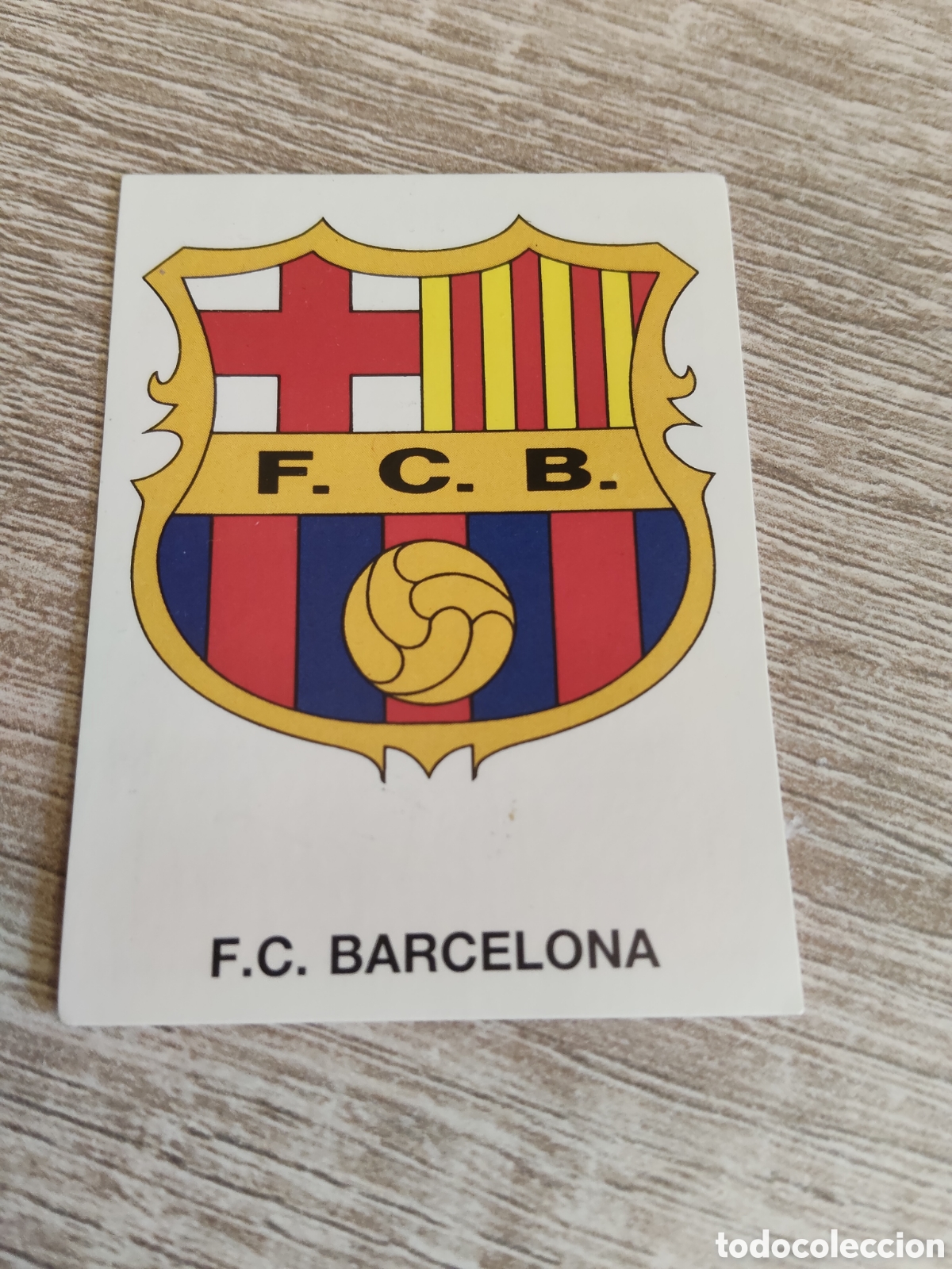 Cartes &agrave; collectionner de Football: Panini futbol 93 94 4 escudo Barcelona