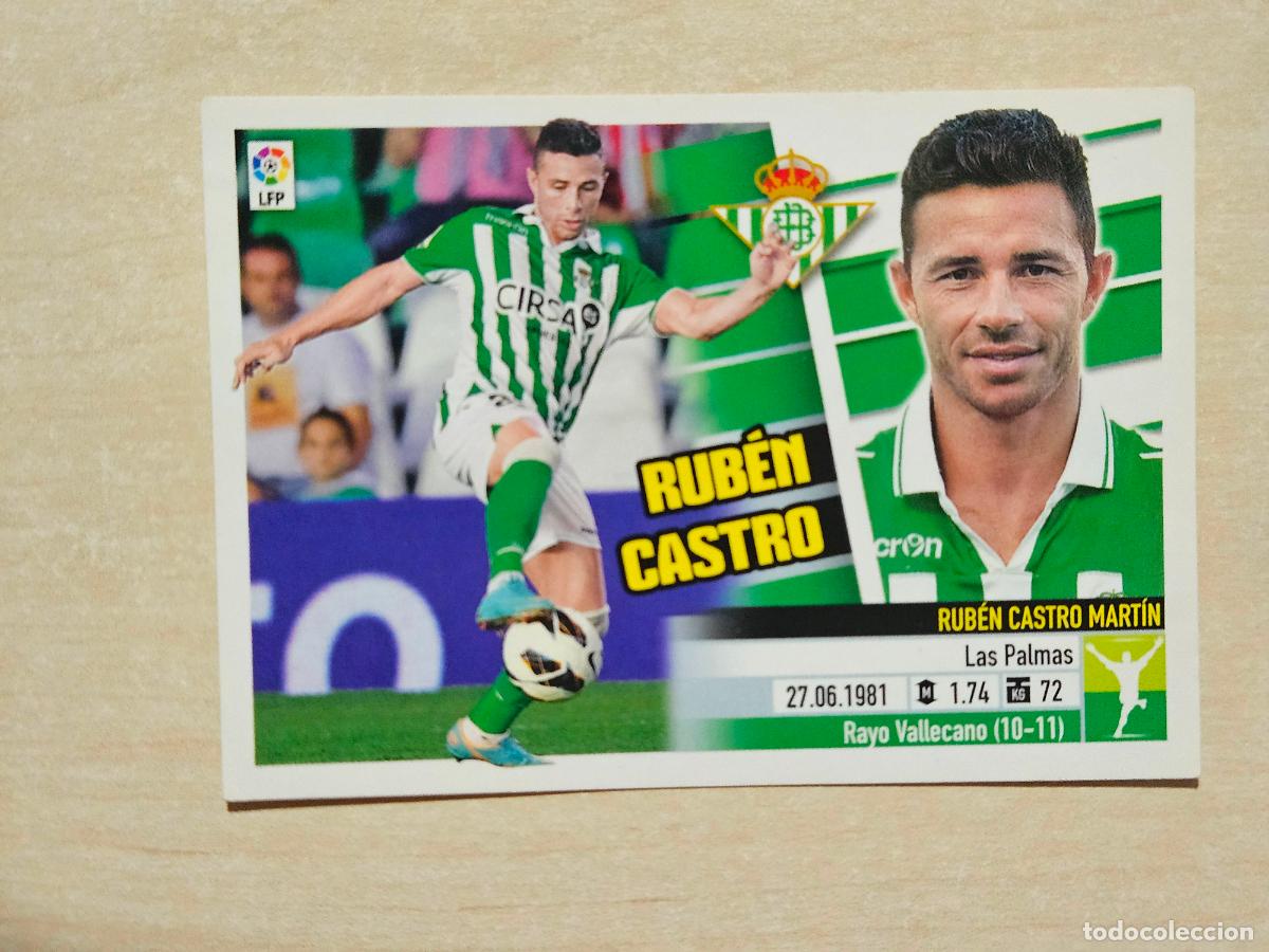 Cromos de F&uacute;tbol: CROMO N&ordm; 15 RUBEN CASTRO - ESTE 2013 14 - 13 14 - CROMO SIN PEGAR - REAL BETIS