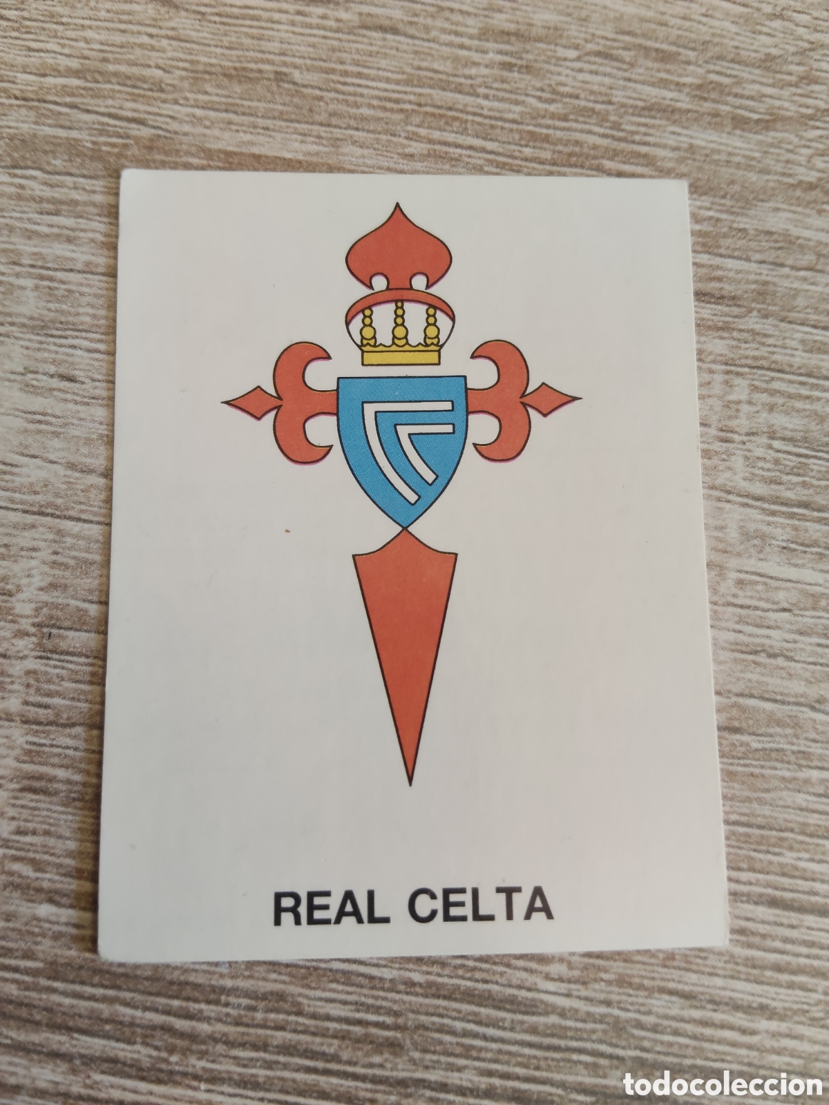 Cromos de F&uacute;tbol: Panini futbol 93 94 5 escudo Celta de Vigo