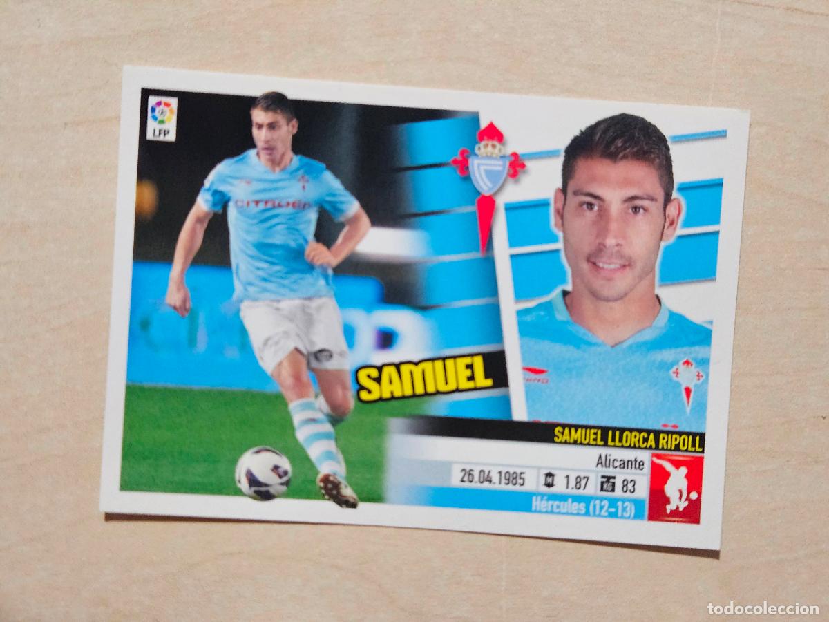 Cromos de F&uacute;tbol: CROMO N&ordm; 4B SAMUEL - ESTE 2013 14 - 13 14 - CROMO SIN PEGAR - REAL CELTA