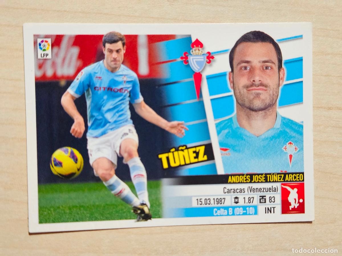 Cromos de F&uacute;tbol: CROMO N&ordm; 5 TU&Ntilde;EZ - ESTE 2013 14 - 13 14 - CROMO SIN PEGAR - REAL CELTA