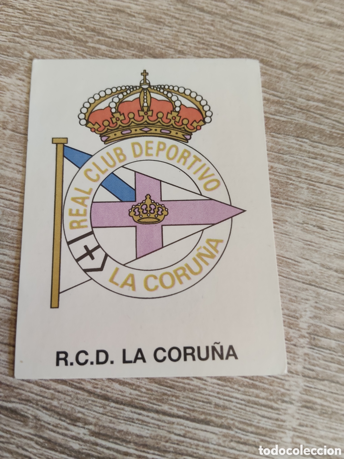 Cromos de F&uacute;tbol: Panini futbol 93 94 6 escudo Deportivo de la Coru&ntilde;a