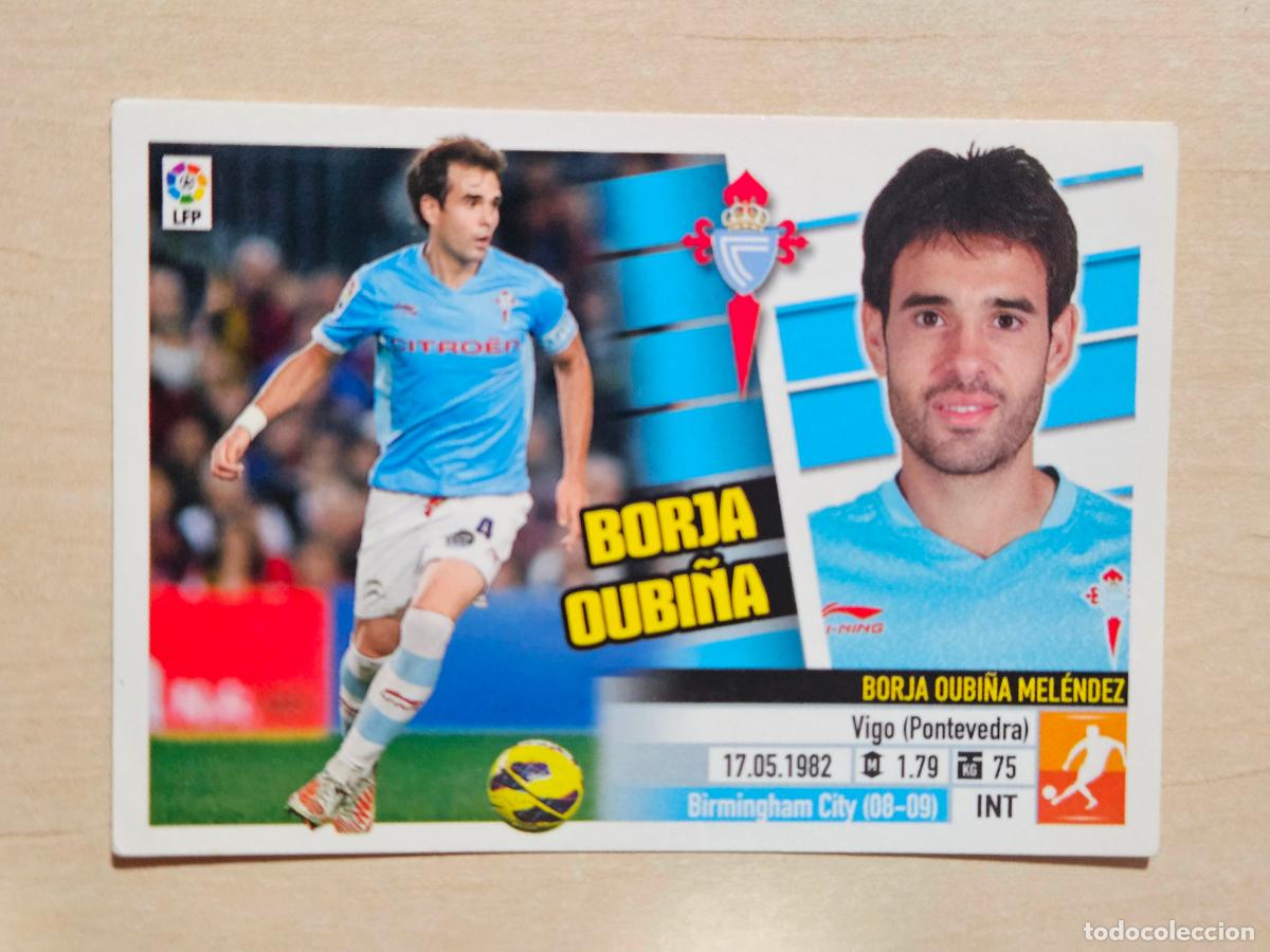 Cromos de F&uacute;tbol: CROMO N&ordm; 9 BORJA OUBI&Ntilde;A - ESTE 2013 14 - 13 14 - CROMO SIN PEGAR - REAL CELTA