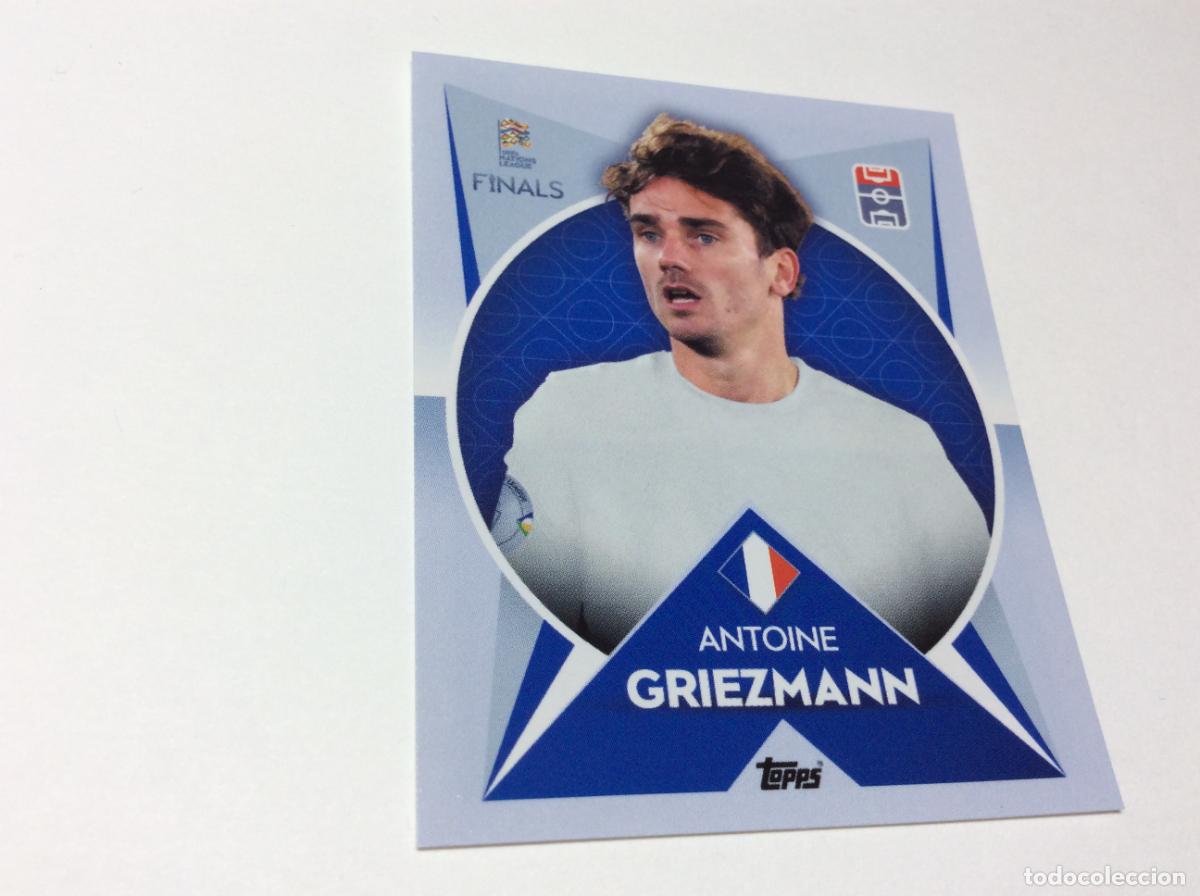 Cromos de F&uacute;tbol: 46 Antoine Griezmann Cromo Sticker The Road to UEFA Nations League Finals 2022 2023 22 23 Topps