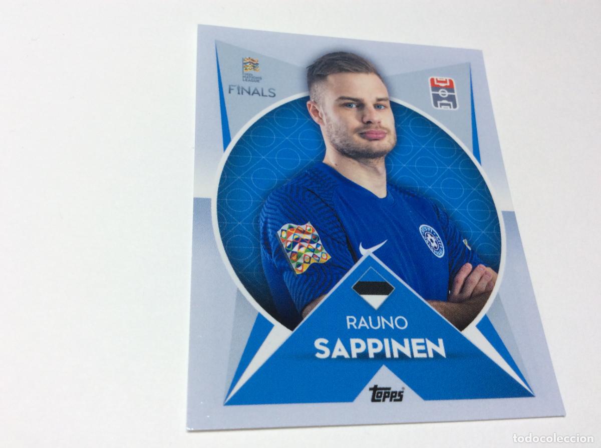 Cromos de F&uacute;tbol: 47 Rauno Sappinen Cromo Sticker The Road to UEFA Nations League Finals 2022 2023 22 23 Topps