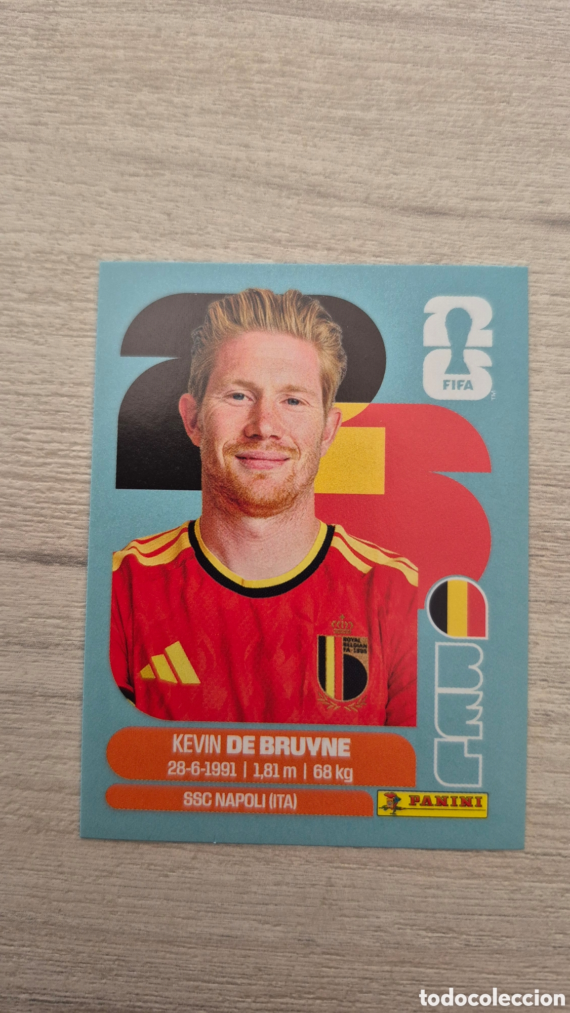 Cromos de F&uacute;tbol: BEL15 De Bruyne FIFA World Cup 2026