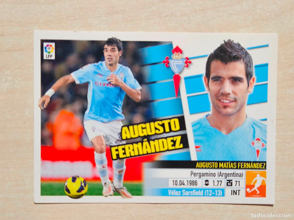 Cromos de F&uacute;tbol: CROMO N&ordm; 12 AUGUSTO FERNANDEZ - ESTE 2013 14 - 13 14 - CROMO SIN PEGAR - REAL CELTA