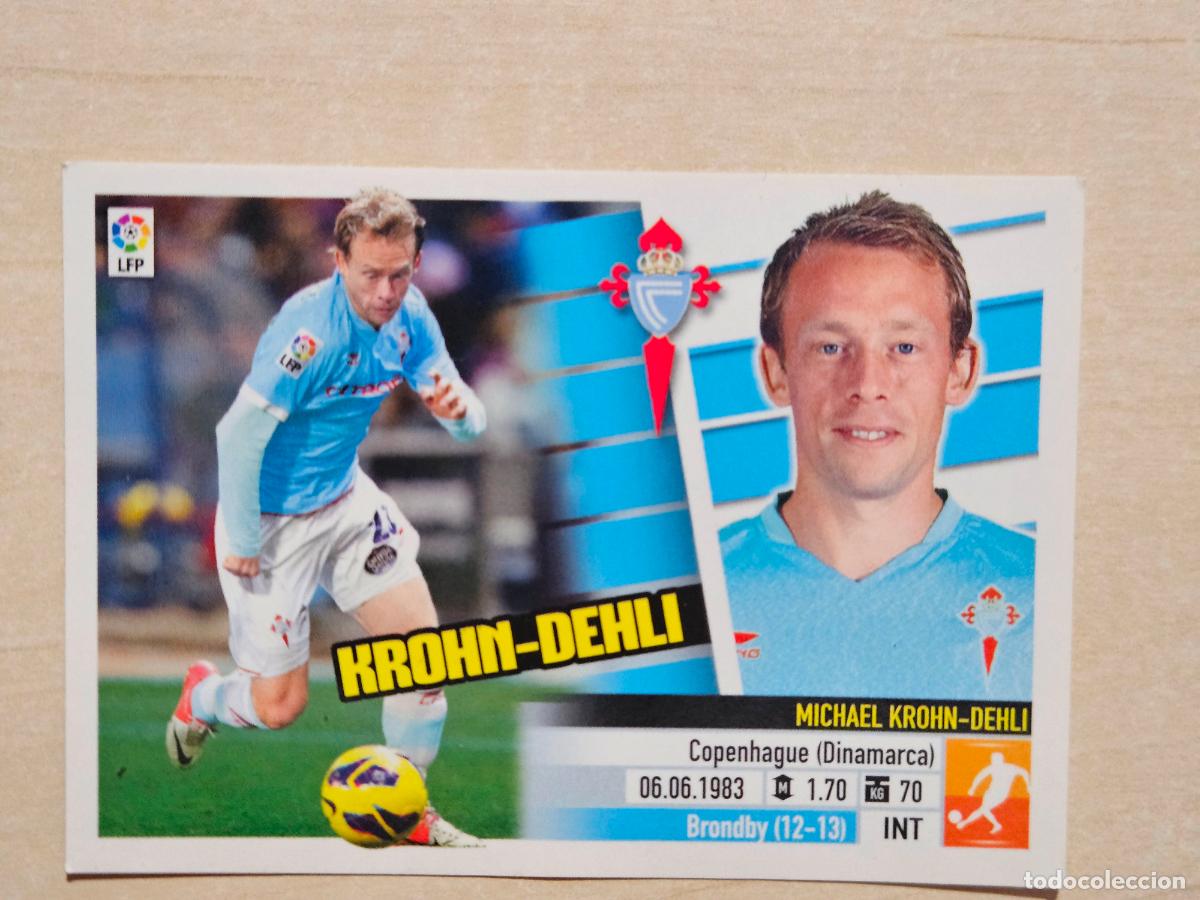 Cromos de F&uacute;tbol: CROMO N&ordm; 13 KROHN-DELHI - ESTE 2013 14 - 13 14 - CROMO SIN PEGAR - REAL CELTA