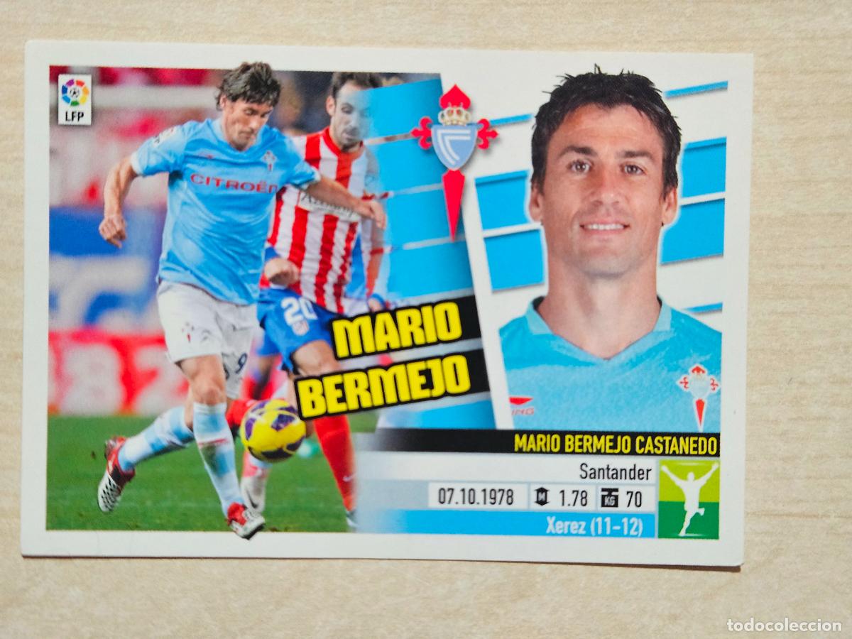 Cromos de F&uacute;tbol: CROMO N&ordm; 16 MARIO BERMEJO - ESTE 2013 14 - 13 14 - CROMO SIN PEGAR - REAL CELTA