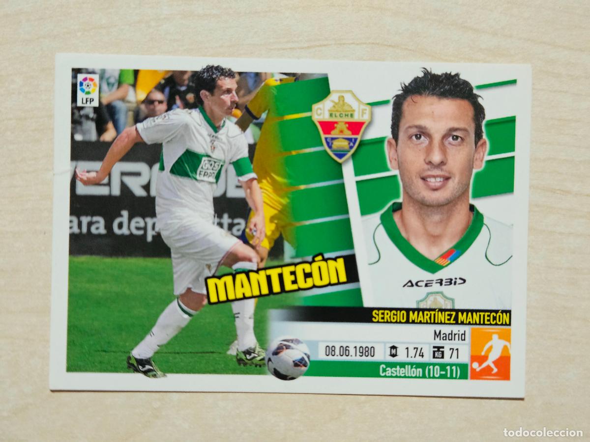Cromos de F&uacute;tbol: CROMO N&ordm; 8 MANTECON - ESTE 2013 14 - 13 14 - CROMO SIN PEGAR - ELCHE
