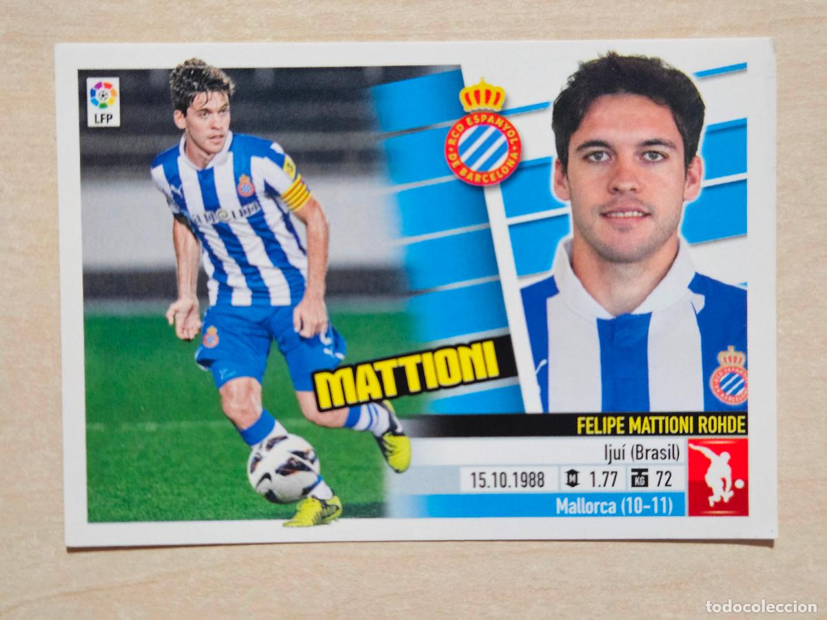 Cromos de F&uacute;tbol: CROMO N&ordm; 3B MATTIONI - ESTE 2013 14 - 13 14 - CROMO SIN PEGAR - ESPANYOL