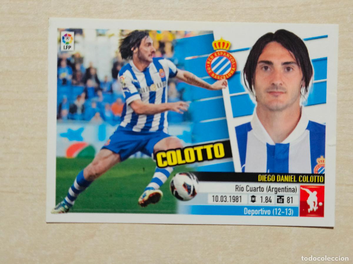 Cromos de F&uacute;tbol: CROMO N&ordm; 4 COLOTTO - ESTE 2013 14 - 13 14 - CROMO SIN PEGAR - ESPANYOL