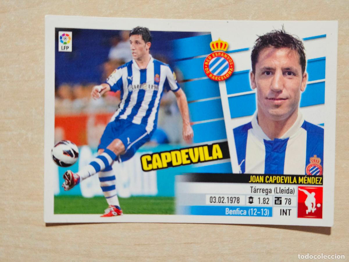 Cromos de F&uacute;tbol: CROMO N&ordm; 7A CAPDEVILA - ESTE 2013 14 - 13 14 - CROMO SIN PEGAR - ESPANYOL