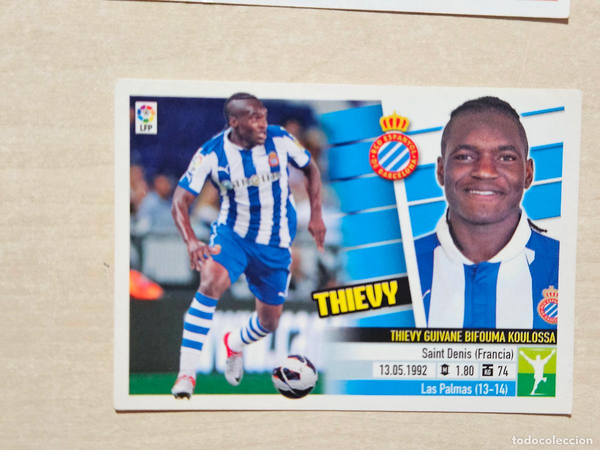 Cromos de Futebol: CROMO N&ordm; 14 THIEVY - ESTE 2013 14 - 13 14 - CROMO SIN PEGAR - ESPANYOL