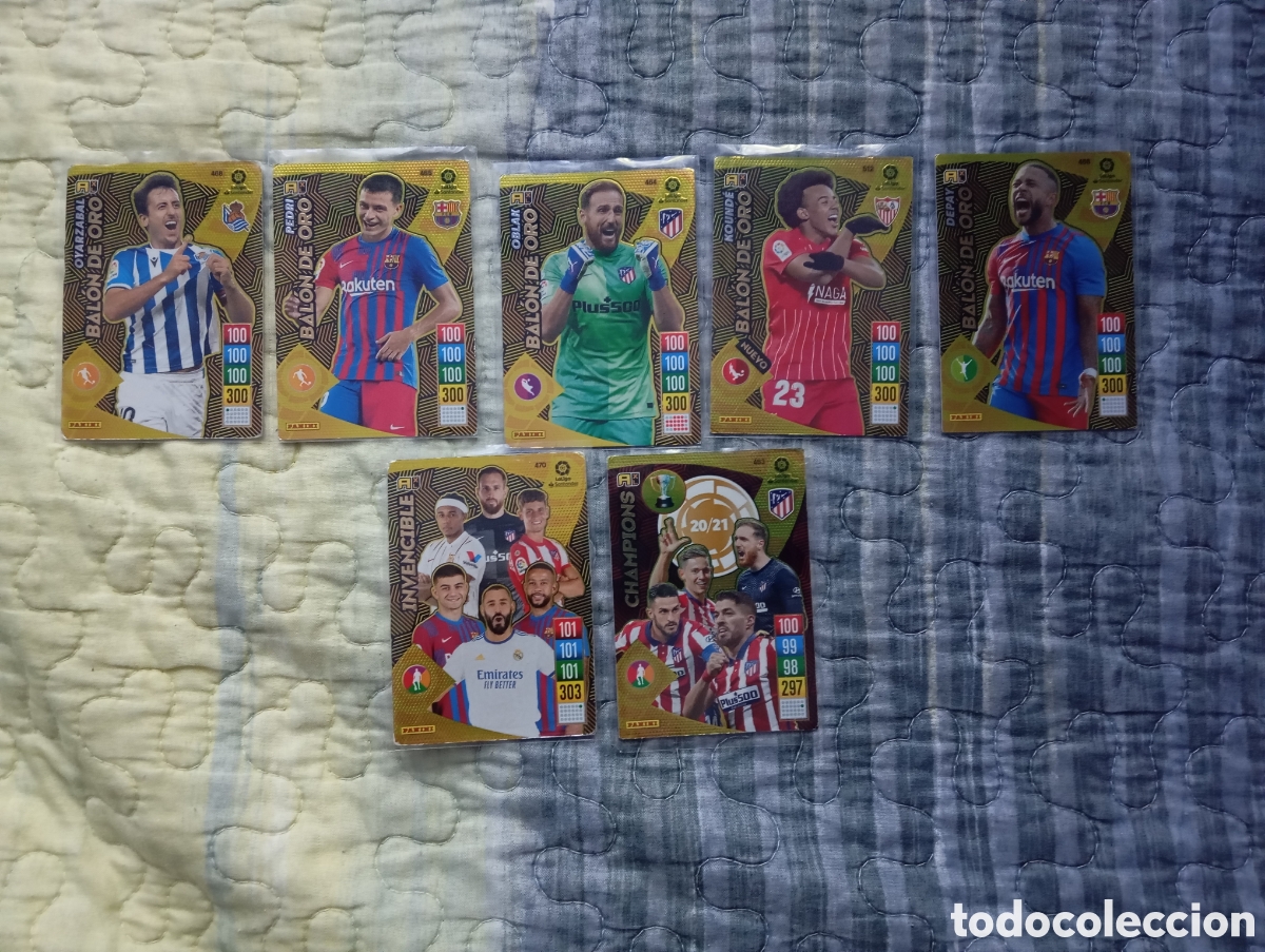 Cromos de Futebol: Lote Balones de oro,champions e invencible 2021 adrenalyn