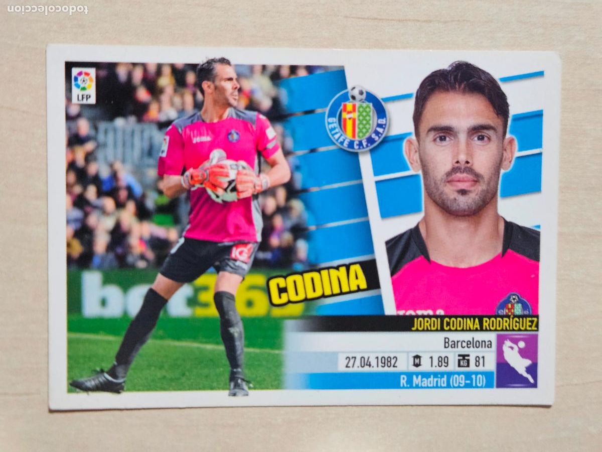 Cromos de Futebol: CROMO N&ordm; 2 CODINA - ESTE 2013 14 - 13 14 - CROMO SIN PEGAR - GETAFE