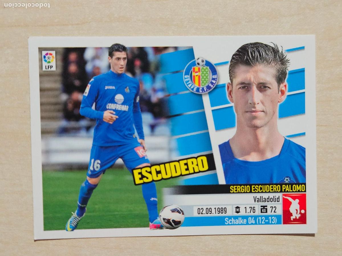 Cromos de Futebol: CROMO N&ordm; 4B ESCUDERO - ESTE 2013 14 - 13 14 - CROMO SIN PEGAR - GETAFE