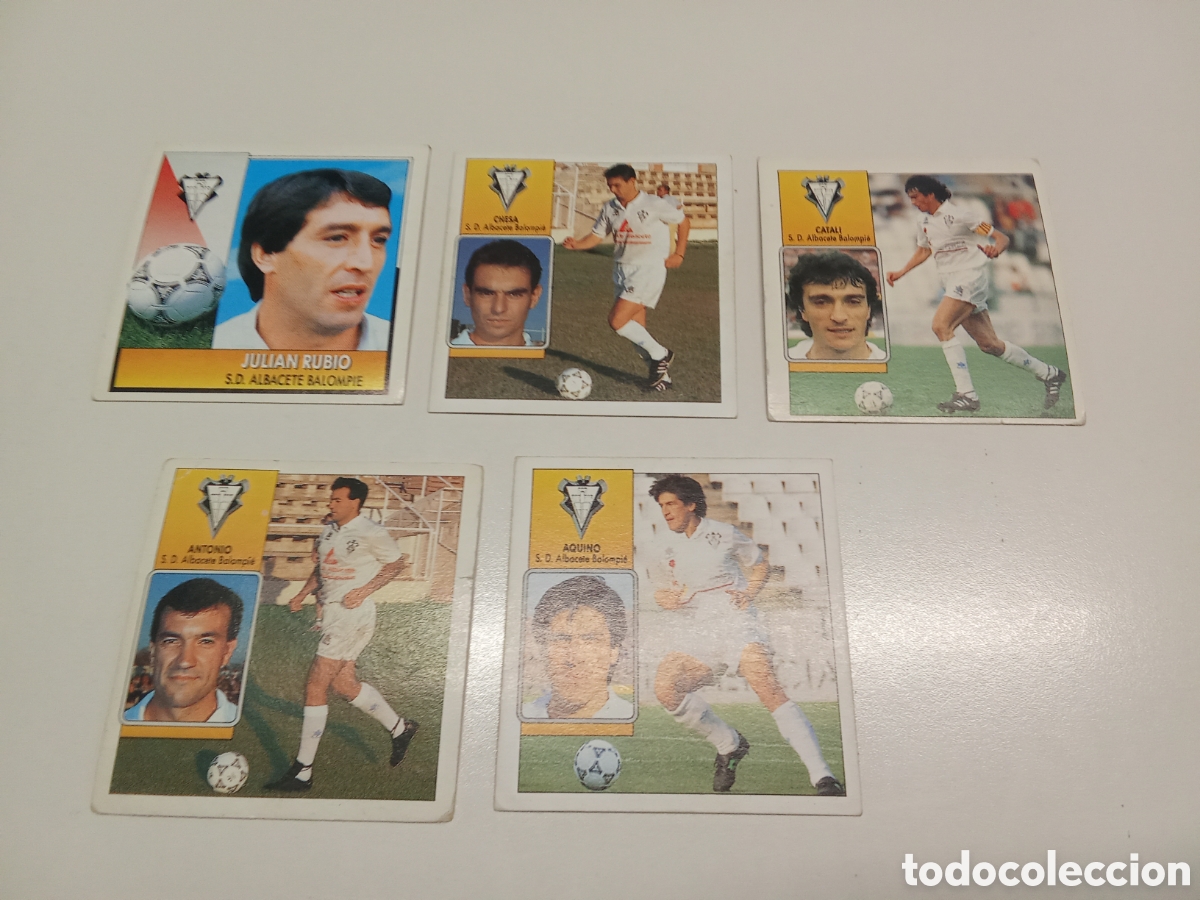 Cromos de Futebol: CATALI ALBACETE LIGA ESTE 92 93 SIN PEGAR