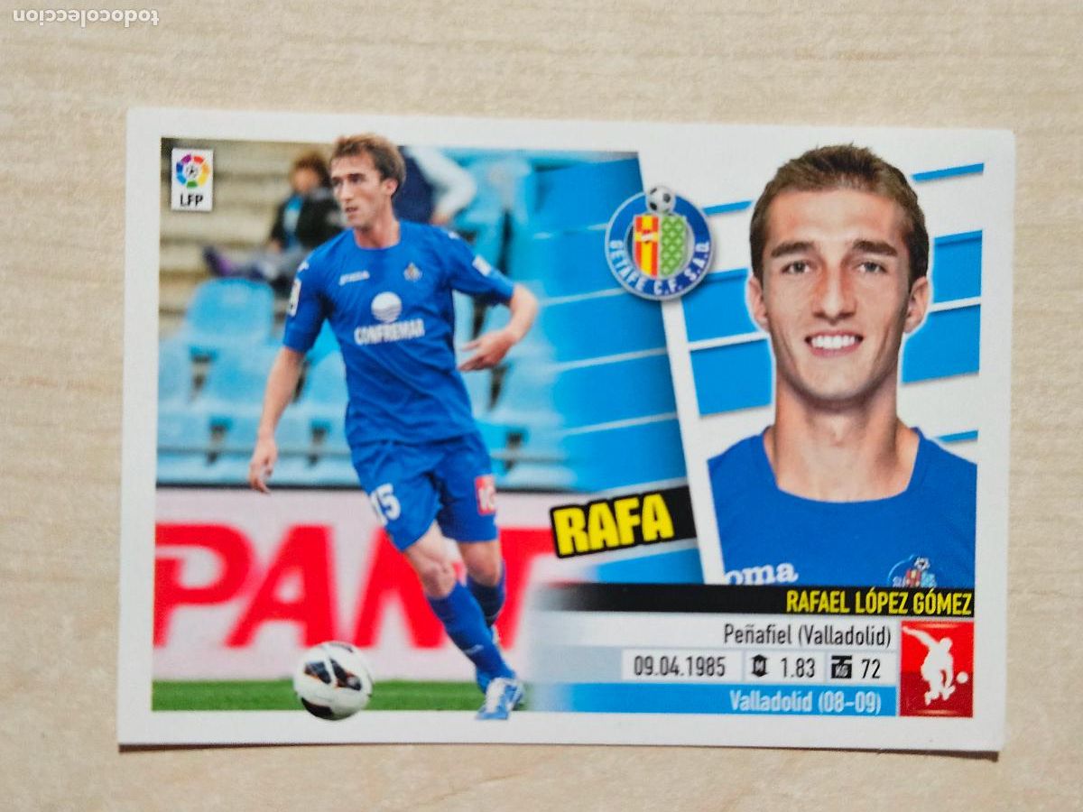 Cromos de Futebol: CROMO N&ordm; 6 RAFA - ESTE 2013 14 - 13 14 - CROMO SIN PEGAR - GETAFE