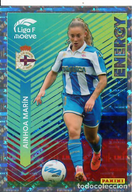 Cartes &agrave; collectionner de Football: CROMO PANINI LIGA FEMENINA F 2025-26 (25 - 26) - ENERGY N&ordm; 327 - AINHOA MAR&Iacute;N - DVO. ABANCA CORU&Ntilde;A