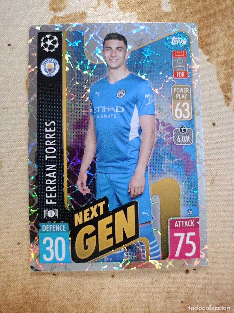 Cartes &agrave; collectionner de Football: # Next Gen 26 FERRAN TORRES Topps Match Attax