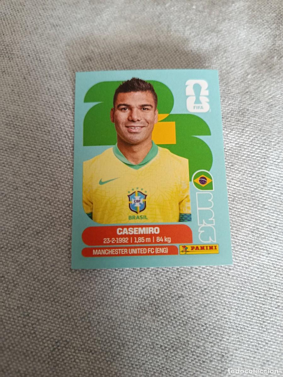 Cartes &agrave; collectionner de Football: Panini Mundial 2026 Estados Unidos-Mexico. 10- Casemiro. Brasil. Nunca pegado.