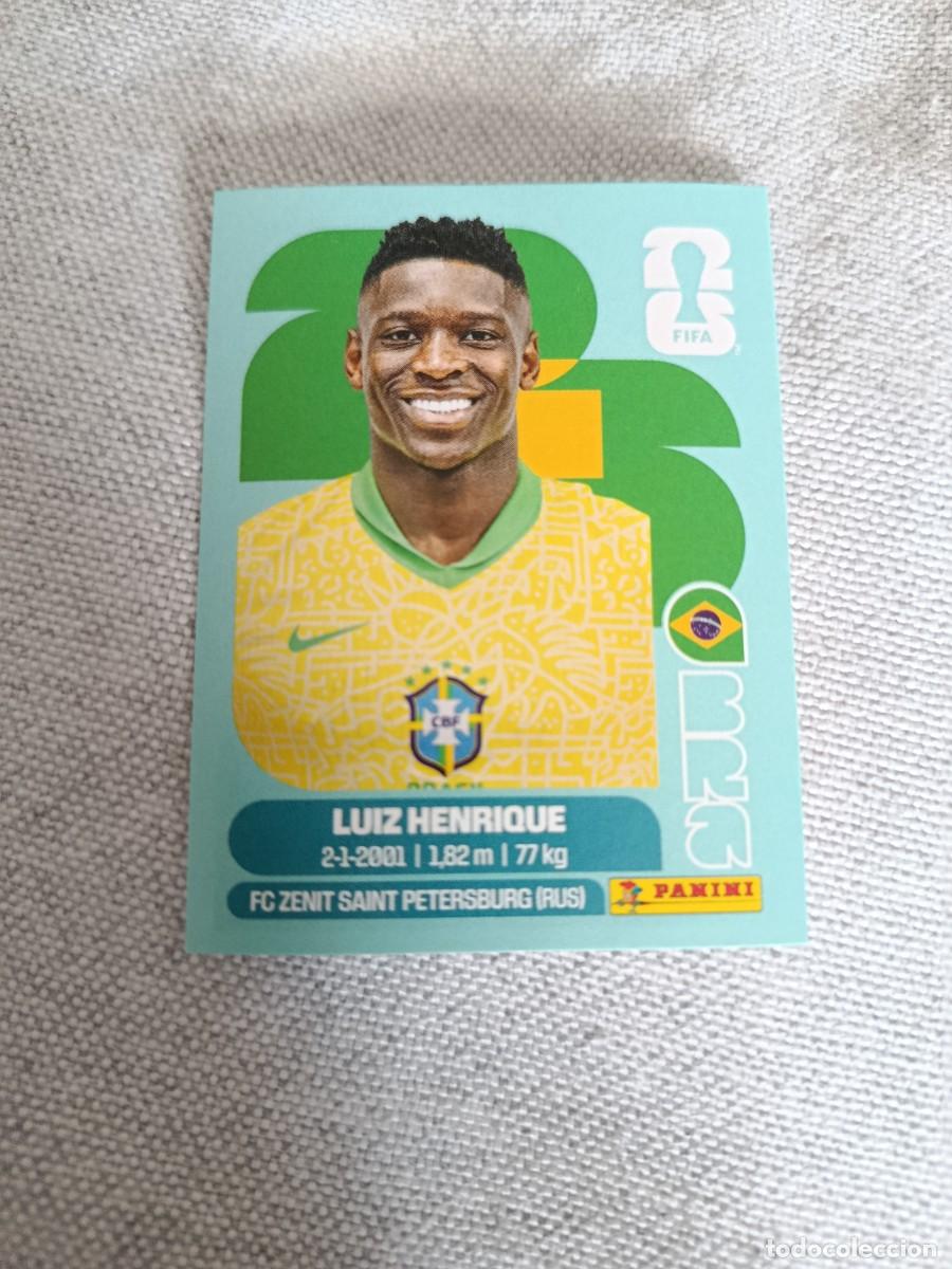 Fu&szlig;ball-Sticker: Panini Mundial 2026 Estados Unidos-Mexico. 12- Luiz Henr&iacute;que. Brasil. Nunca pegado.