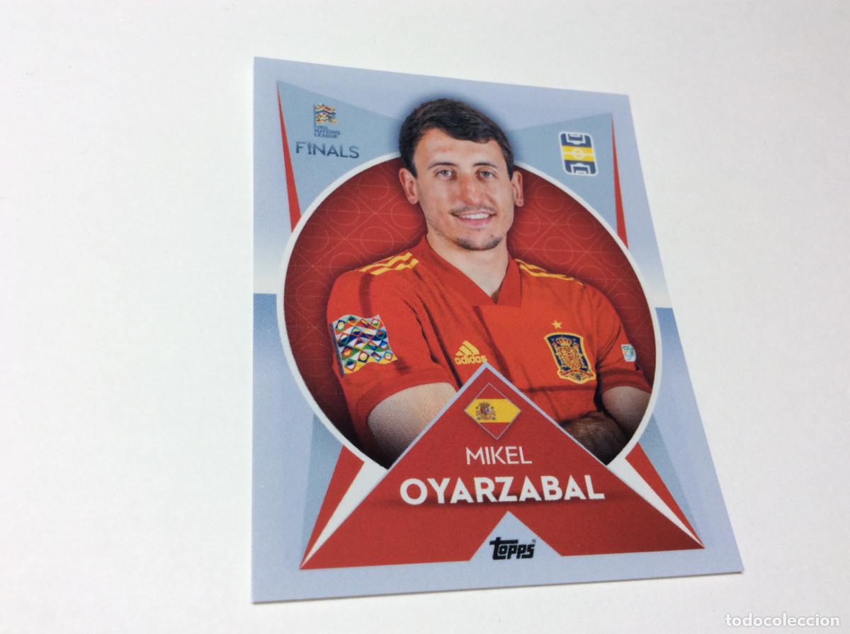 Figurine di Calcio: 64 Mikel Oyarzabal Cromo Sticker The Road to UEFA Nations League Finals 2022 2023 22 23 Topps