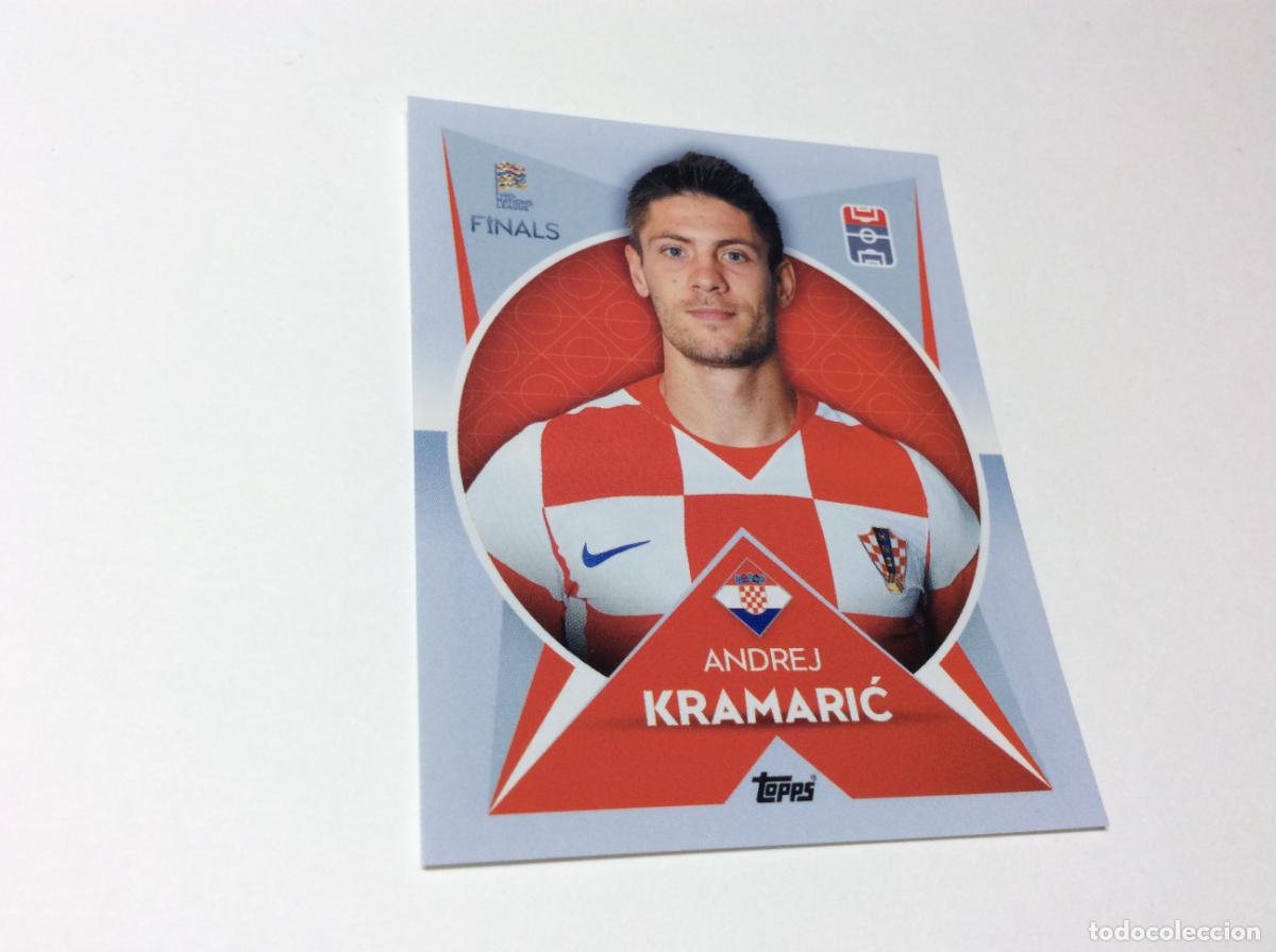 Figurine di Calcio: 65 Andrej Kramaric Cromo Sticker The Road to UEFA Nations League Finals 2022 2023 22 23 Topps