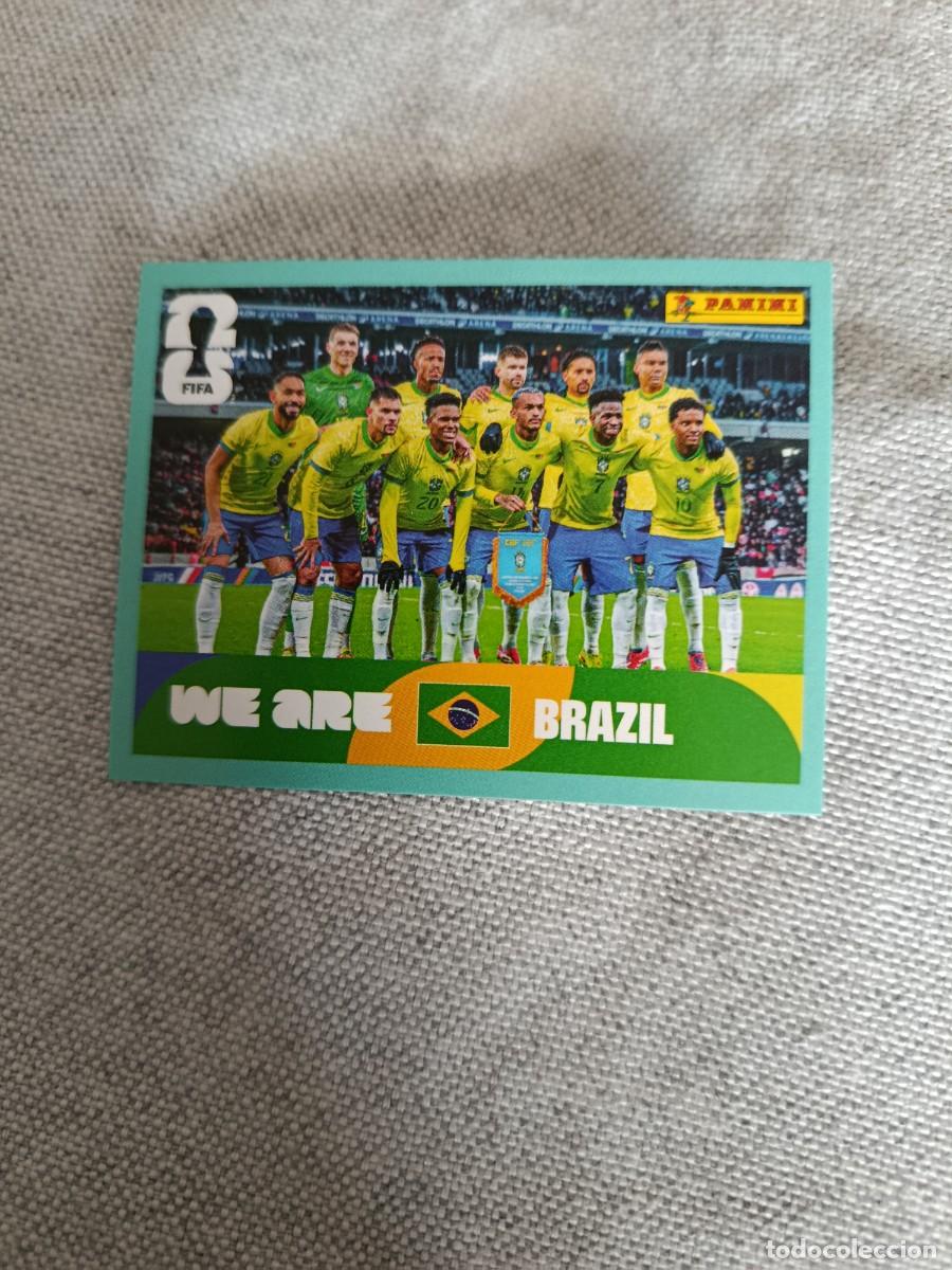 Figurine di Calcio: Panini Mundial 2026 Estados Unidos-Mexico. 13- Alineaci&oacute;n. Brasil. Nunca pegado.