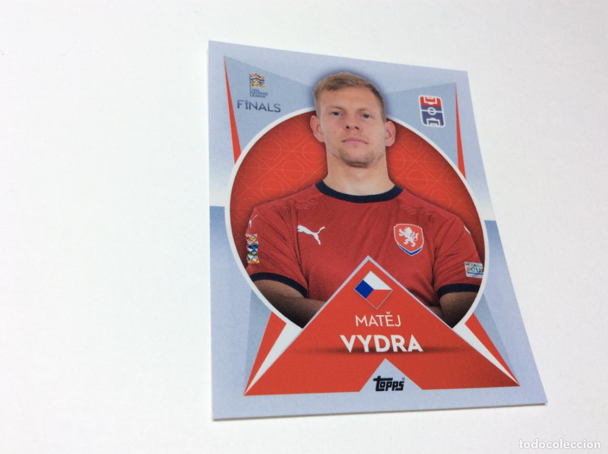 Figurine di Calcio: 66 Matej Vydra Cromo Sticker The Road to UEFA Nations League Finals 2022 2023 22 23 Topps
