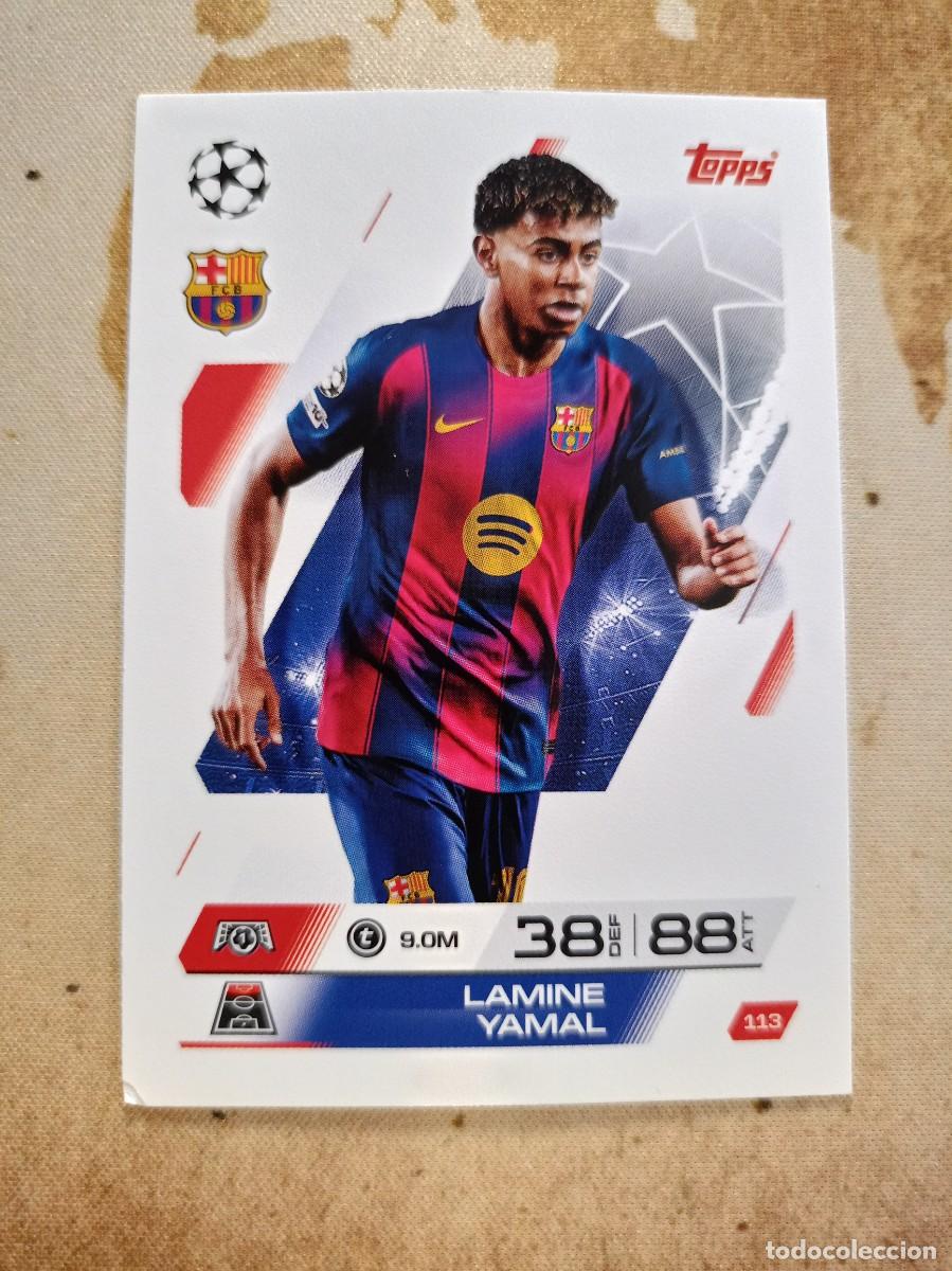 Cromos de F&uacute;tbol: # Barcelona 113 LAMINE YAMAL Topps Match Attax 2025-26