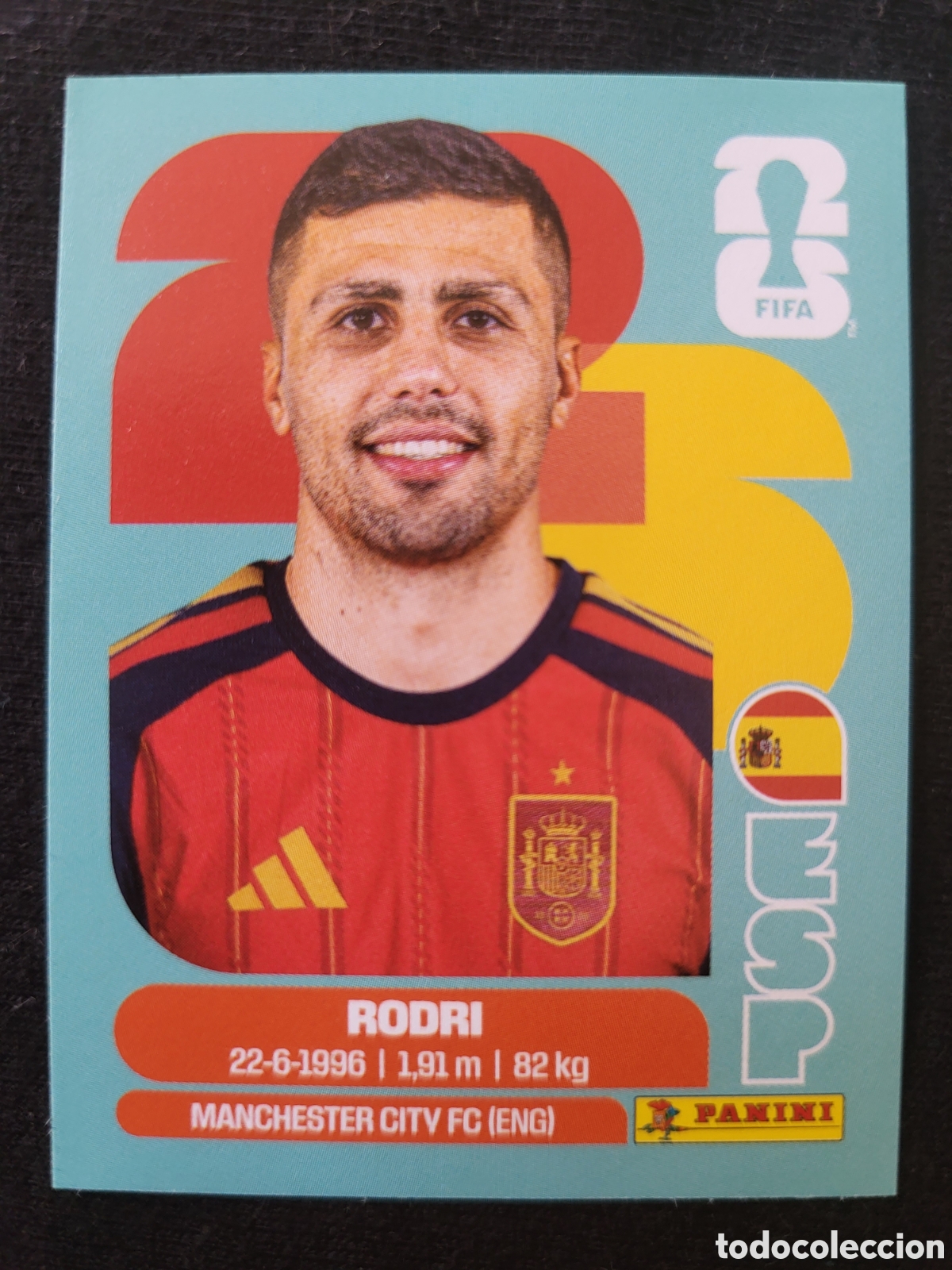 Cromos de F&uacute;tbol: ESP 10 Rodri [Sticker] / FIFA World Cup 2026