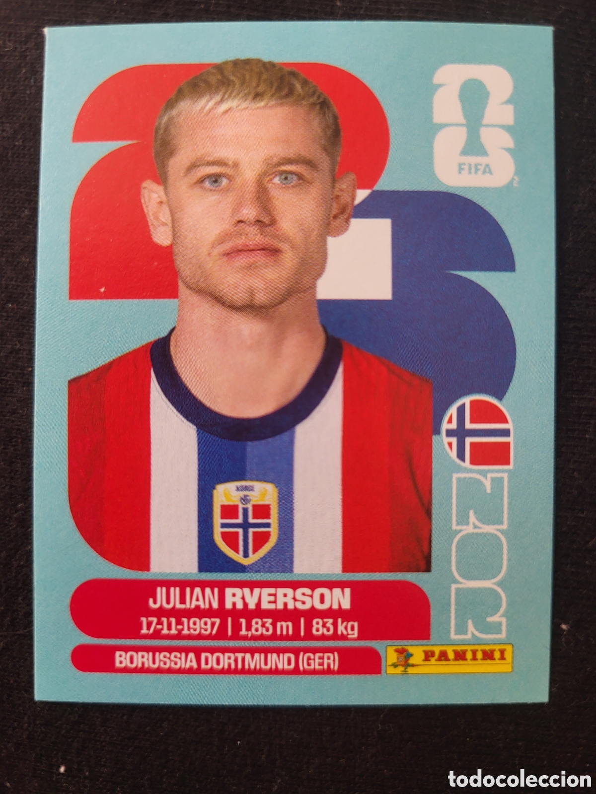 Cromos de F&uacute;tbol: NOR 3 Julian Rverson [Sticker] / FIFA World Cup 2026