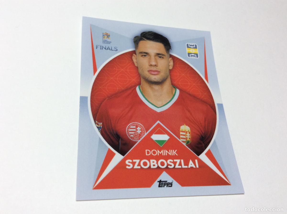 Cromos de F&uacute;tbol: 74 Dominik Szoboszlai Cromo Sticker The Road to UEFA Nations League Finals 2022 2023 22 23 Topps