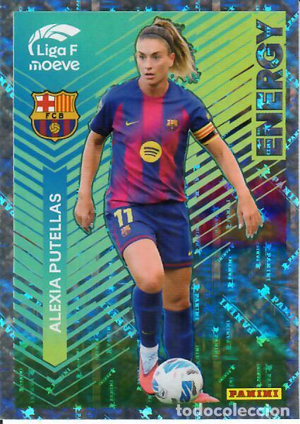 Cromos de F&uacute;tbol: CROMO PANINI LIGA FEMENINA F 2025-26 (25 - 26) - ENERGY N&ordm; 330 - ALEXIA PUTELLAS - BARCELONA