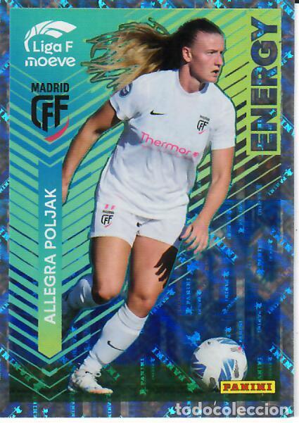 Cromos de F&uacute;tbol: CROMO PANINI LIGA FEMENINA F 2025-26 (25 - 26) - ENERGY N&ordm; 331 - ALLEGRA POLJAK - MADRID CFF